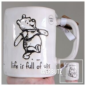 Rae Dunn x Disney Winnie The Pooh LIFE IS FULL OF UPS AND DOWNS Mug 🐻